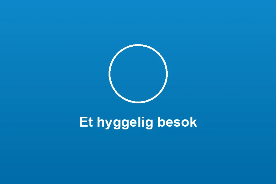 Et hyggelig besøk
